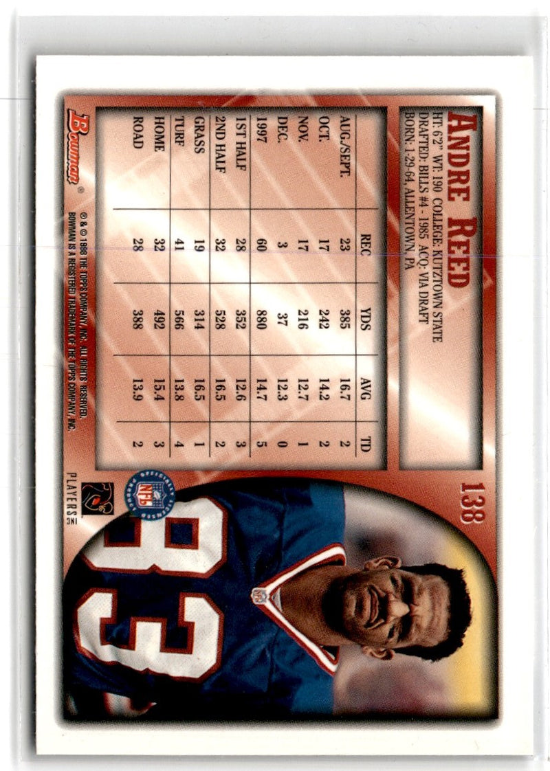 1998 Bowman Andre Reed