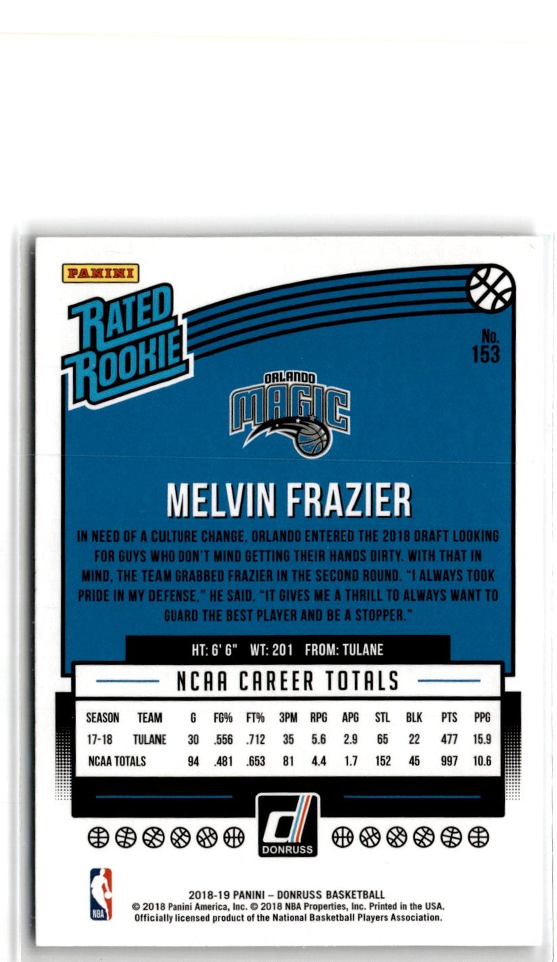 2018 Donruss Melvin Frazier Jr.