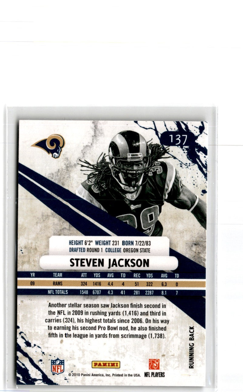 2010 Panini Rookies & Stars Longevity Steven Jackson