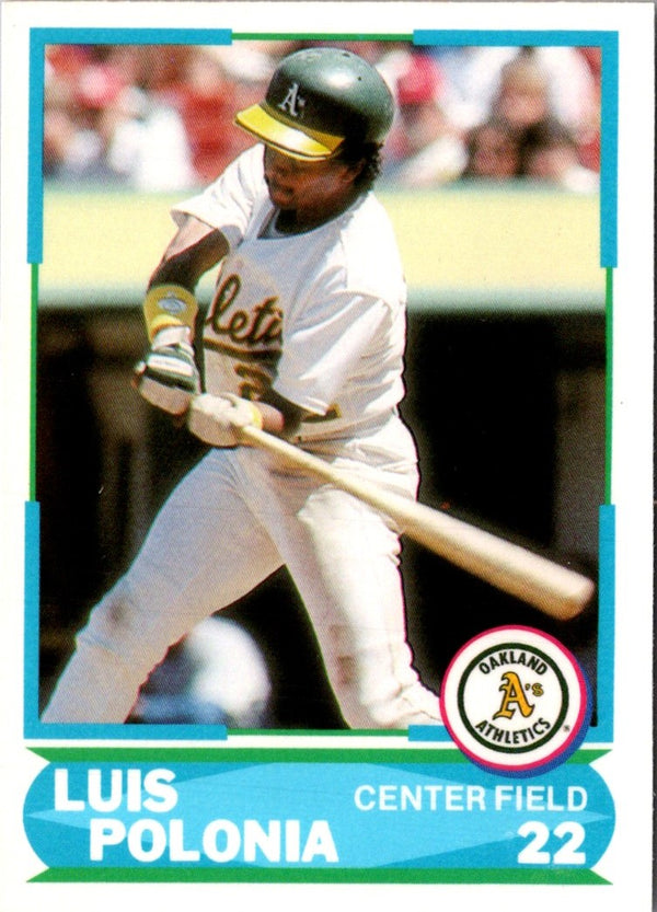 1988 Score Young Superstars I Luis Polonia #22