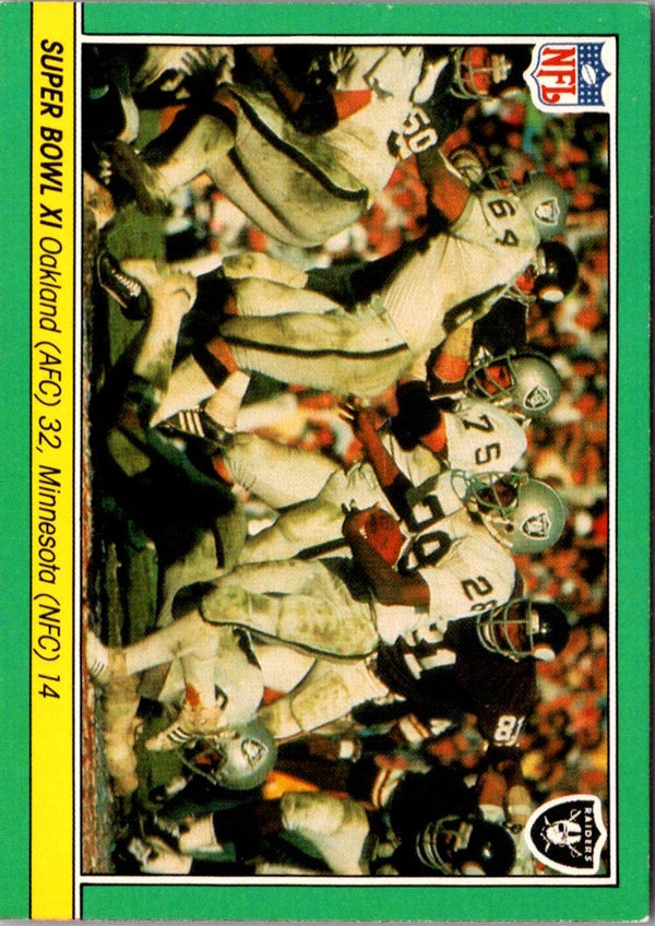 1984 Fleer Team Action Super Bowl XI #67