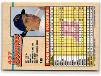 1992 Bowman Rob Maurer #437 Rookie