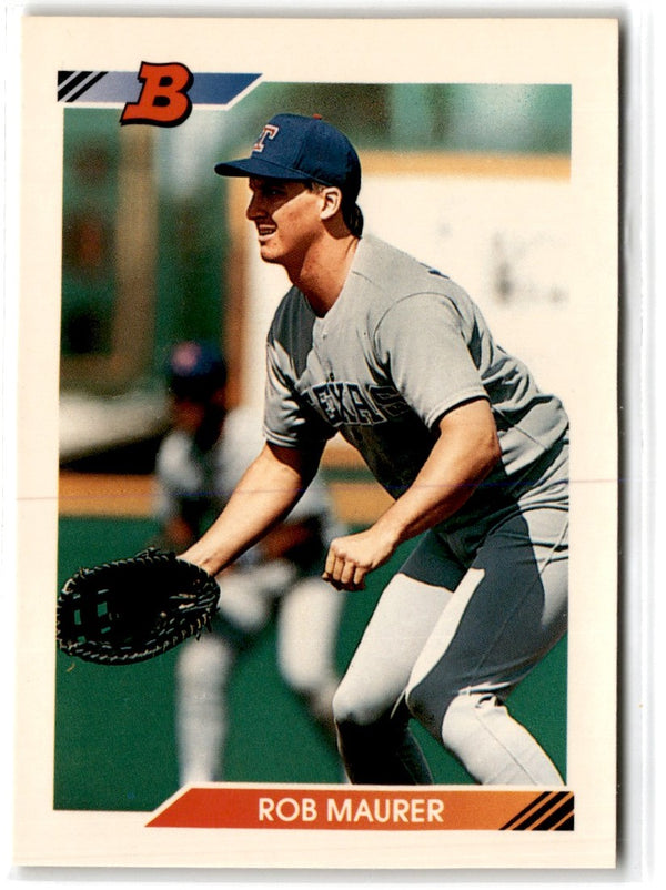 1992 Bowman Rob Maurer #437 Rookie