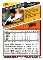 1993 Topps Gold Mike Mussina #710