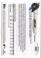 2021 Topps Update Corey Ray #US93 Rookie