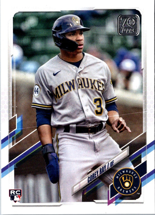 2021 Topps Update Corey Ray #US93 Rookie