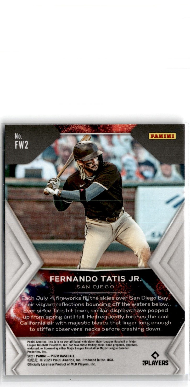 2021 Panini Prizm Fireworks Fernando Tatis Jr.