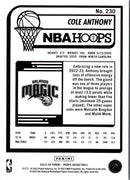 2023 Hoops Blue Cole Anthony