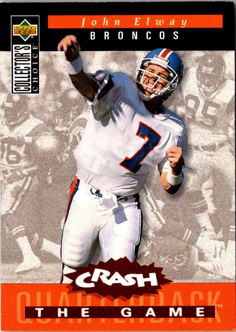 1994 Collector's Choice Crash the Game John Elway