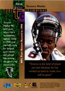 1997 Collector's Choice Turf Champions Terance Mathis