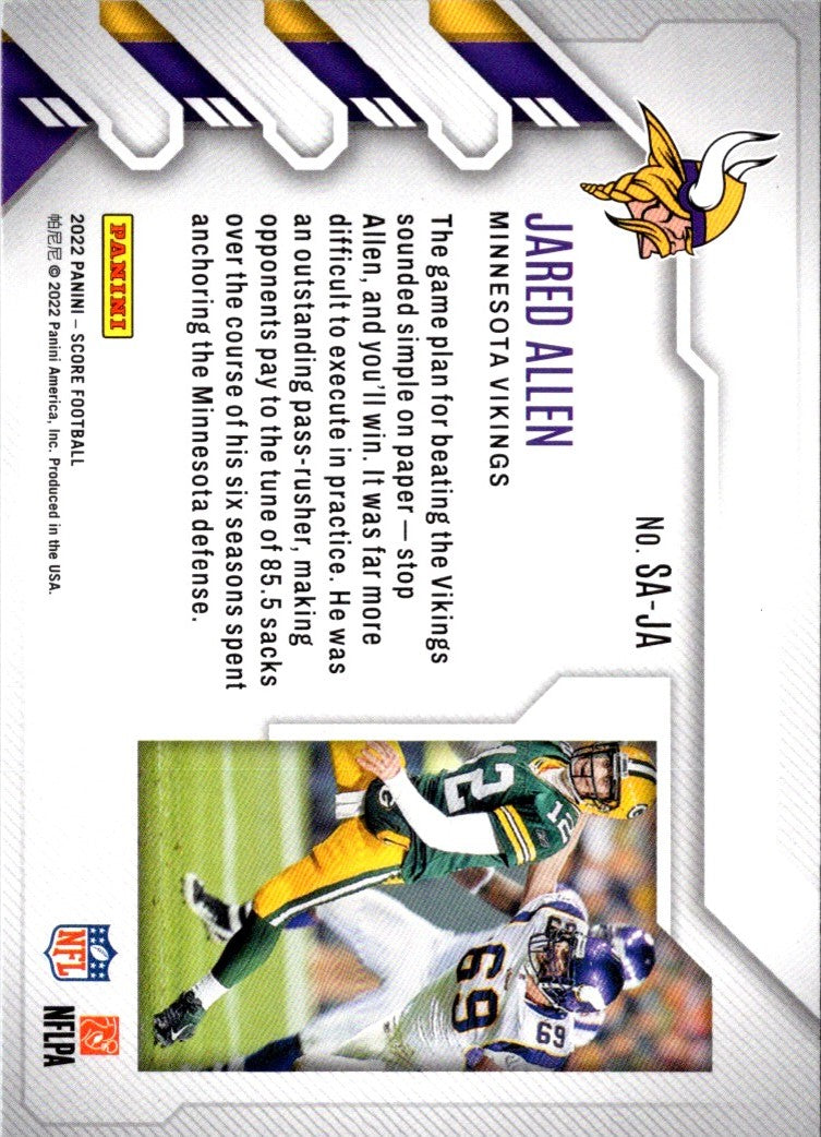 2022 Score Sack Attack Jared Allen