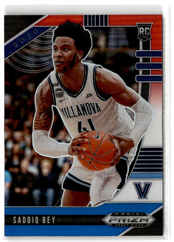 2020 Panini Prizm Draft Picks Collegiate Blue and Saddiq Bey #19