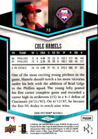 2008 Upper Deck Spectrum Cole Hamels #73