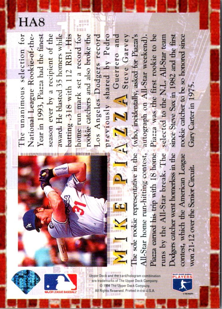 1994 Collector's Choice Home Run All-Stars Mike Piazza