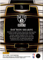 2021 Panini Select Blue Day'Ron Sharpe #33