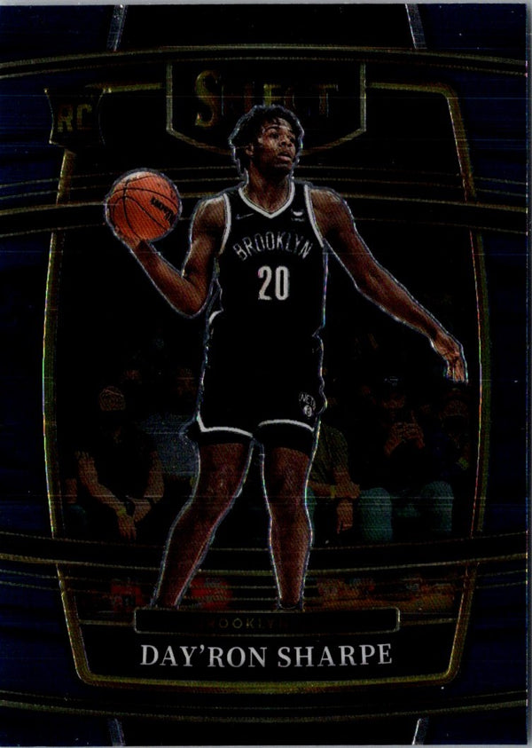 2021 Panini Select Blue Day'Ron Sharpe #33