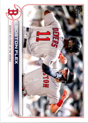 2022 Topps Update Boston Flex (Rafael Devers/Enrique Hernandez) #US11