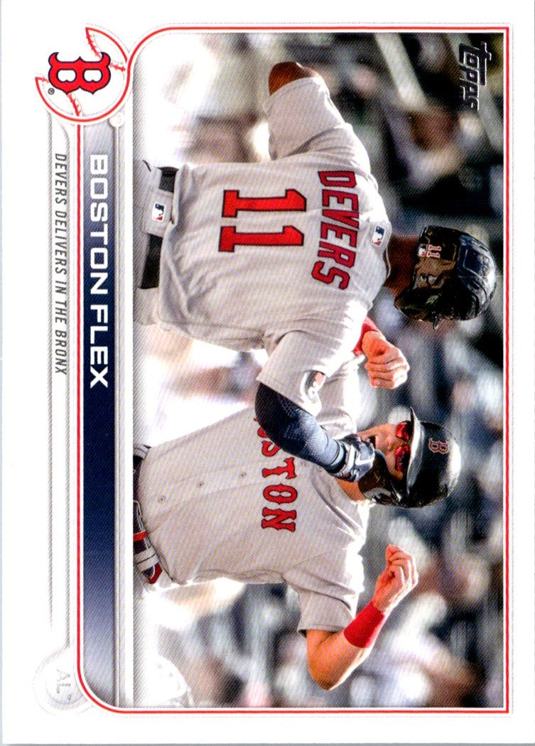 2022 Topps Update Boston Flex (Rafael Devers/Enrique Hernandez)