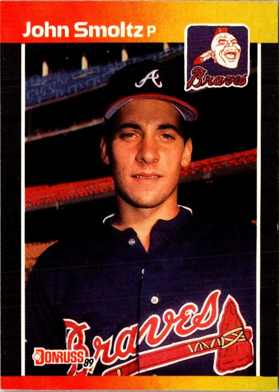 1989 Donruss John Smoltz #642 Rookie