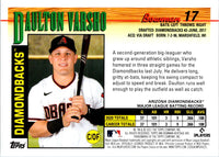 2021 Bowman Heritage Daulton Varsho #17 Rookie