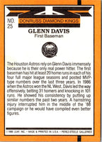 1989 Donruss Super Diamond Kings Glenn Davis #25