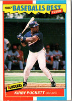 1987 Fleer Baseball's Best Sluggers vs Pitchers Kirby Puckett #31