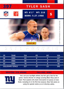 2011 Score Red Zone Tyler Sash