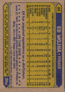 1987 Topps Ed Wojna
