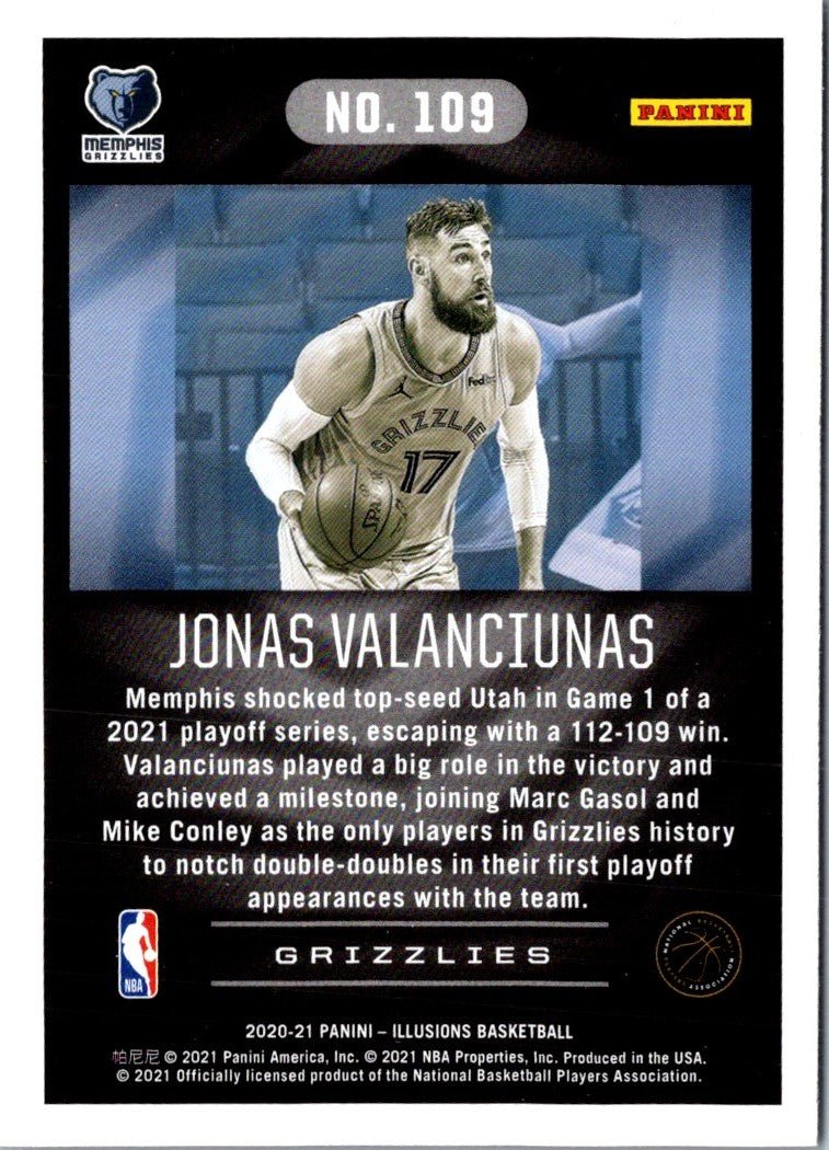 2020 Panini Illusions Jonas Valanciunas