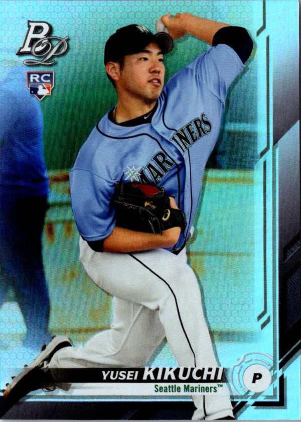 2019 Bowman Platinum Yusei Kikuchi #48 Rookie