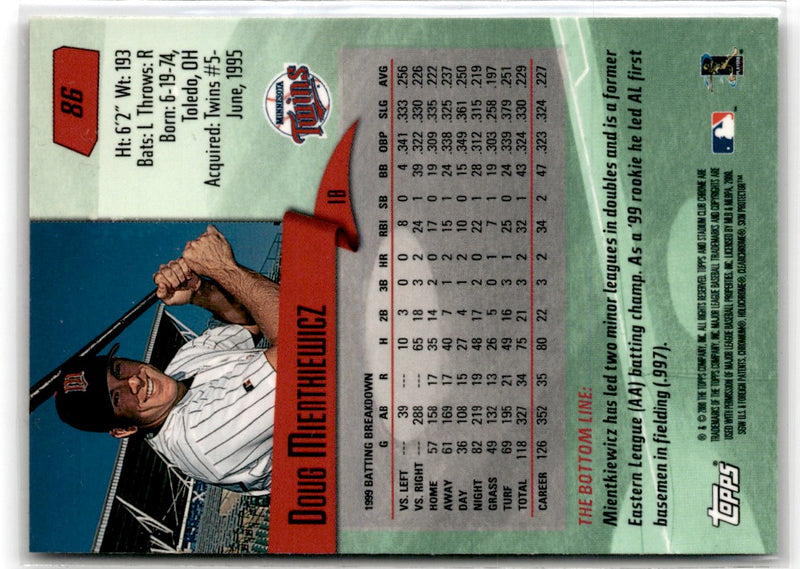 2000 Stadium Club Chrome Doug Mientkiewicz