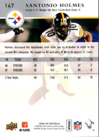2008 Upper Deck Santonio Holmes #147