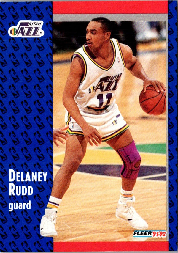 1991 Fleer Delaney Rudd #366