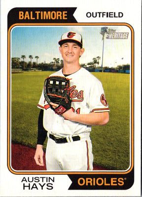 2023 Topps Heritage Austin Hays #52