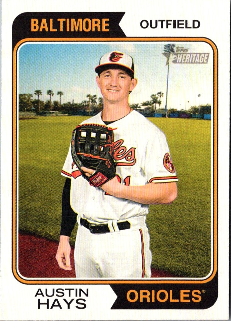 2023 Topps Heritage Austin Hays