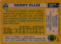 1982 Topps Gerry Ellis #359