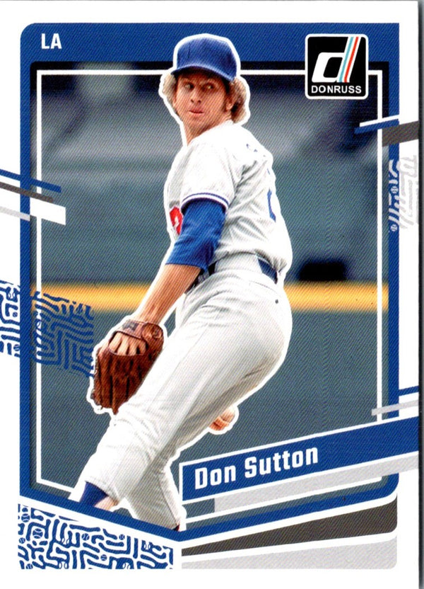 2023 Donruss Holo Blue Don Sutton #156