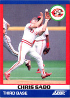 1991 Score 100 Superstars Chris Sabo #28