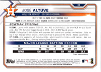 2021 Bowman Jose Altuve #84