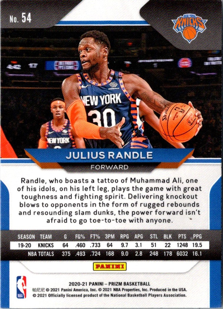 2021 Panini Revolution Julius Randle