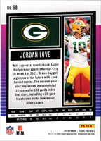 2022 Score Jordan Love #98