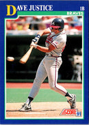 1991 Score David Justice