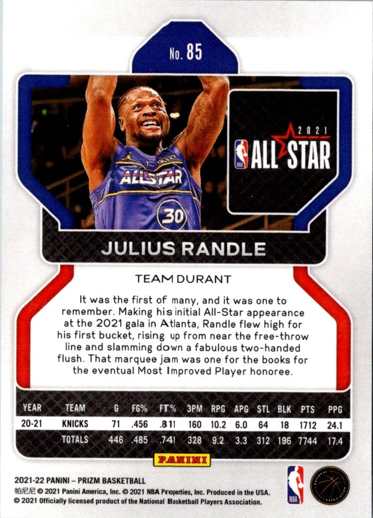 2021 Panini Prizm Julius Randle