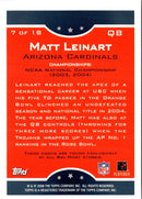 2006 Topps True Champions Matt Leinart