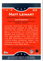 2006 Topps True Champions Matt Leinart #7