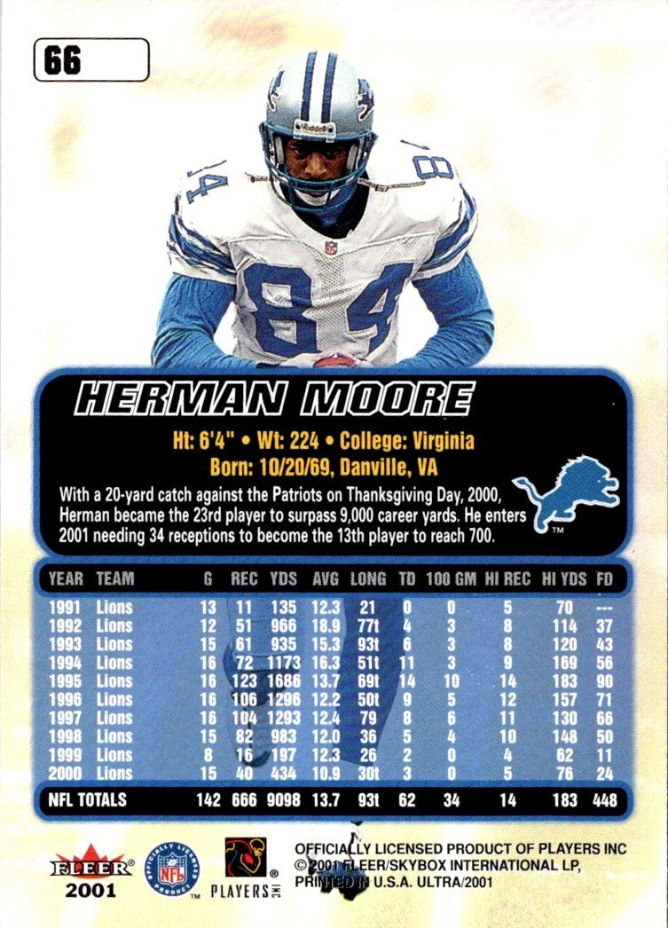 2000 Fleer Focus Rob Moore