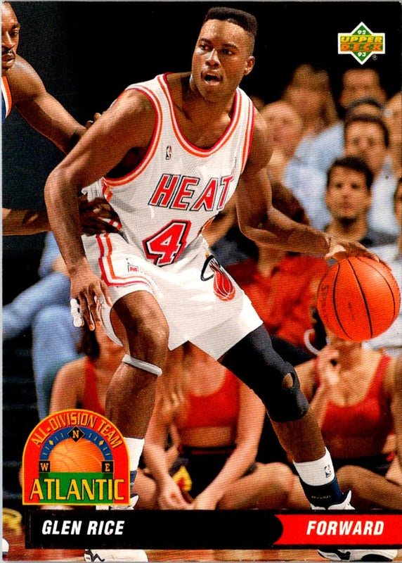 1992 Upper Deck All-Division Team Glen Rice #AD3