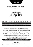 2018 Hoops Winter Purple Dejounte Murray #73