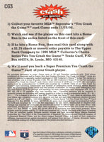 1996 Collector's Choice You Crash the Game Rafael Palmeiro #CG3A