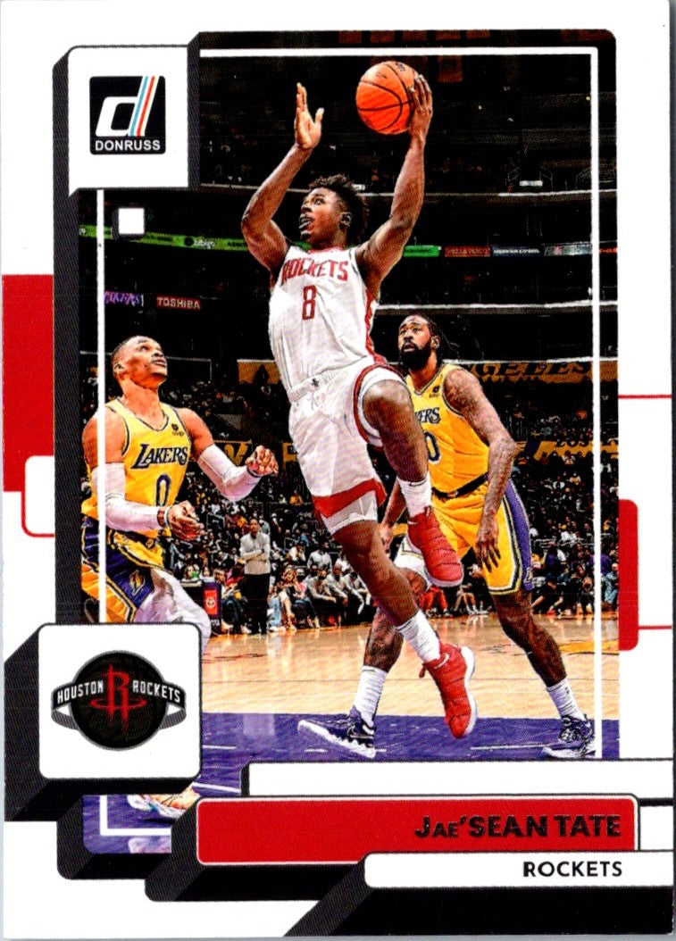 2022 Donruss Holo Laser Red/Gold Jae'Sean Tate